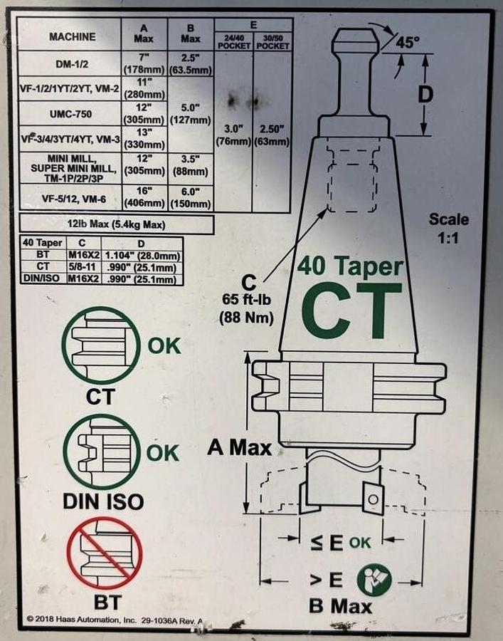 Used 2019 Haas VF-2ss
