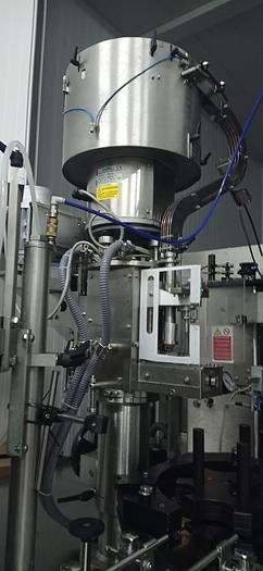 Used Monoblock Isobaric Bottling Machine for Sparkling Wine, composed of: Rinsing - Filling - Capping and Wire Hooding