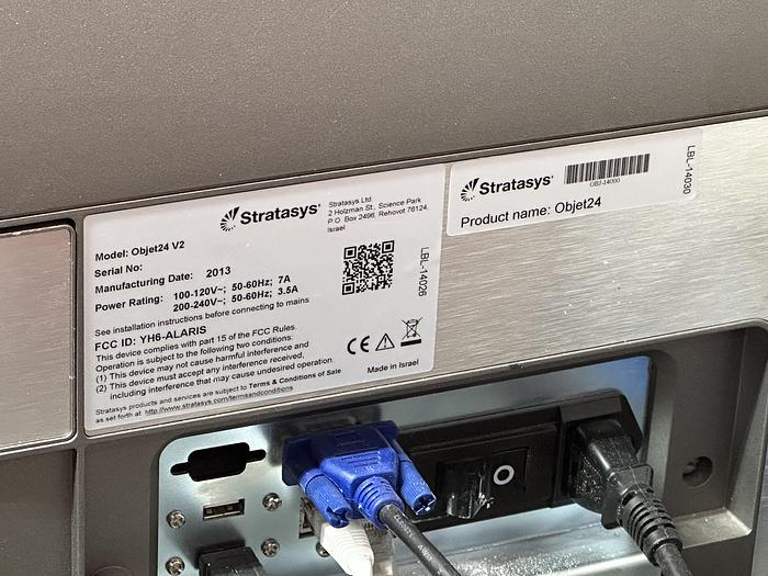 Used 2013 Stratasys  Objet24