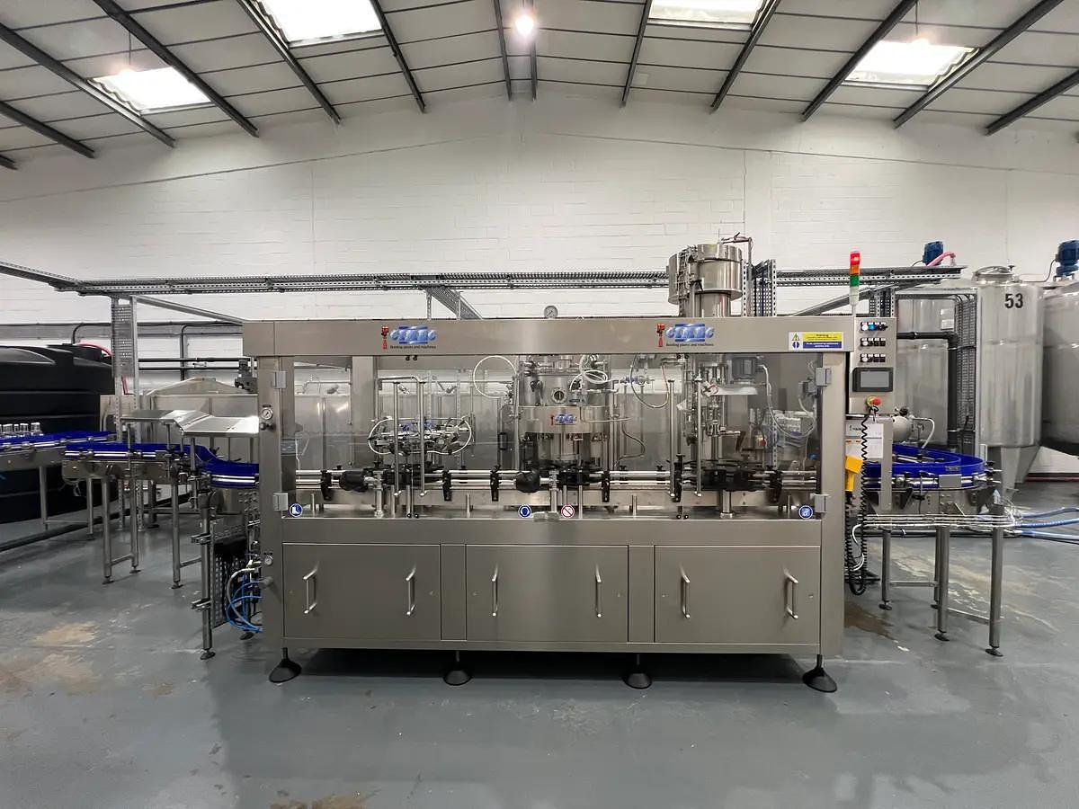 Used Cimec Full beverage production line 2.000 bottles/hour