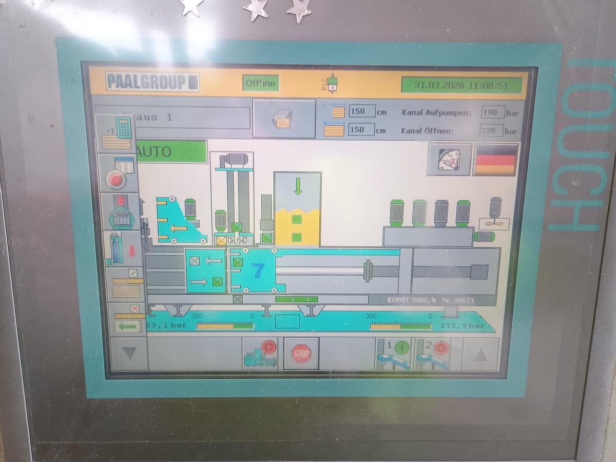 Used 2011 PAAL KONTI 700 G/S/K Baling Press