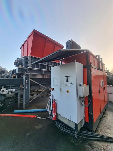 Used 2 shafts shredder