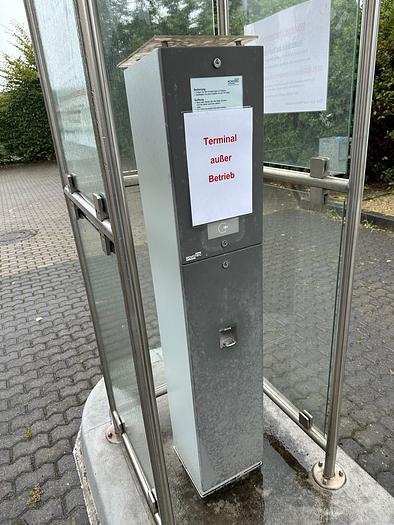 Used natural gas filling station