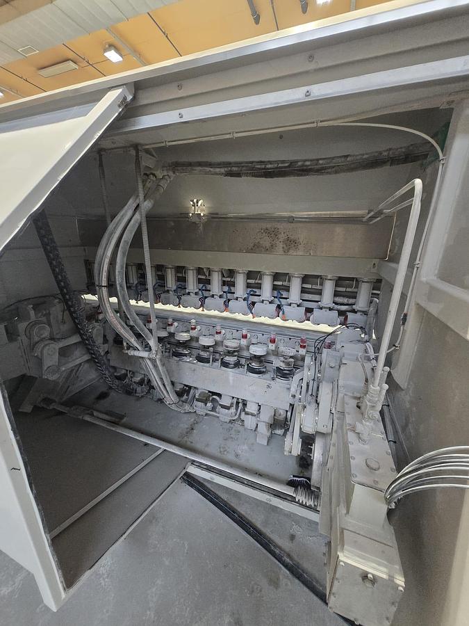 Used Comandulli Omega 100 Stone Edge Polishing Machine