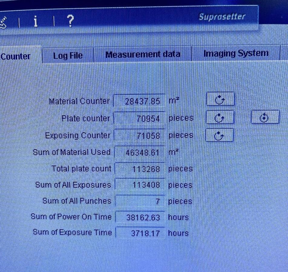 Used 2011 Heidelberg Suprasetter A52/A75, GEN III