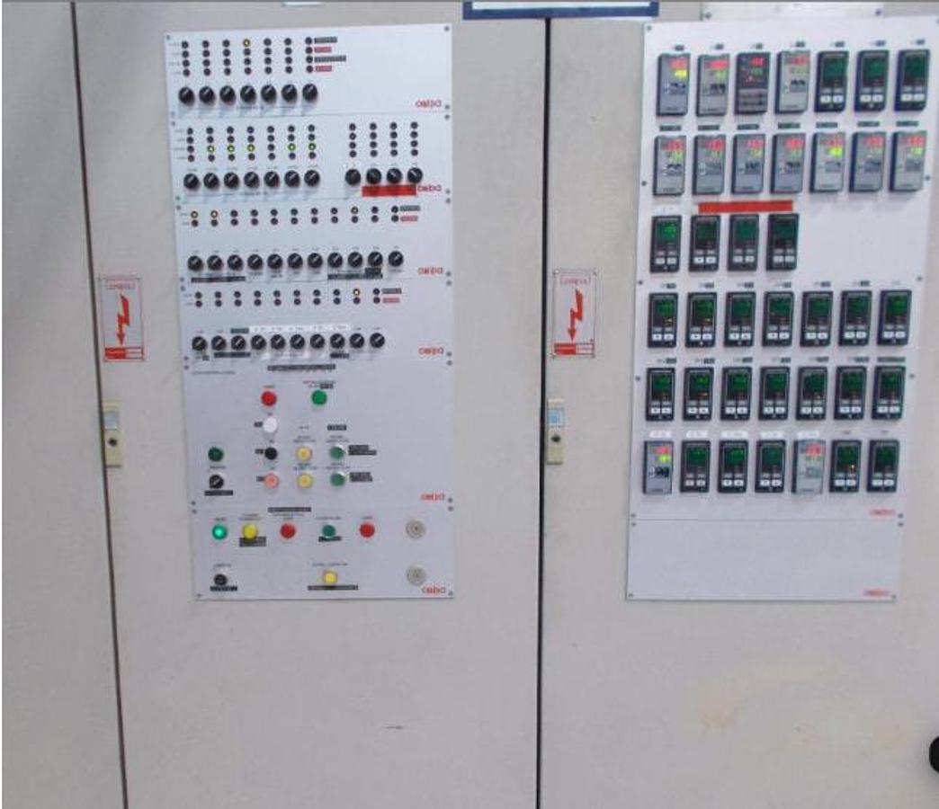 Used 1992 Omipa 120/90/45 Extrusion Line