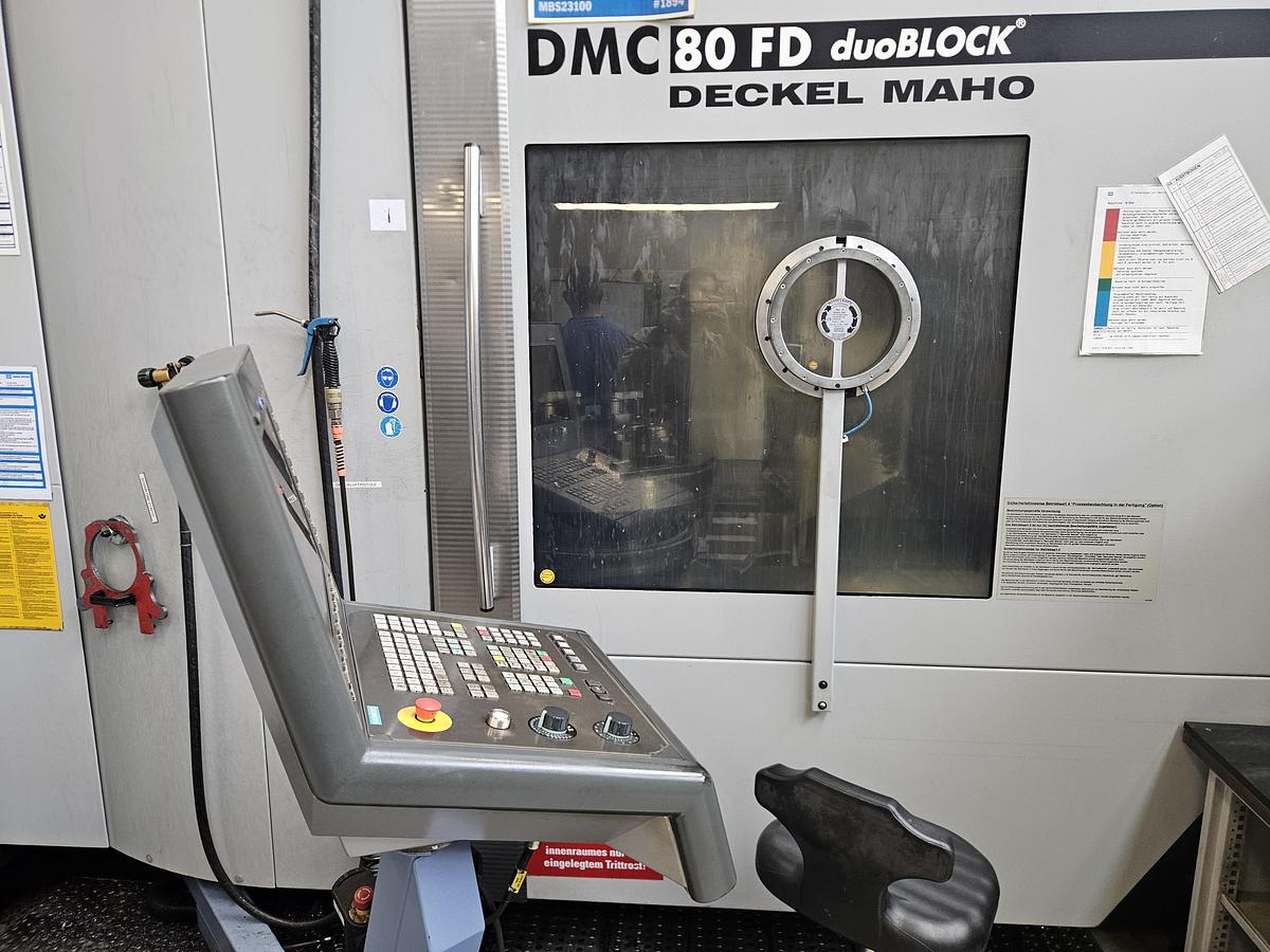 Used 2008 DMG DMC 80FD DuoBlock