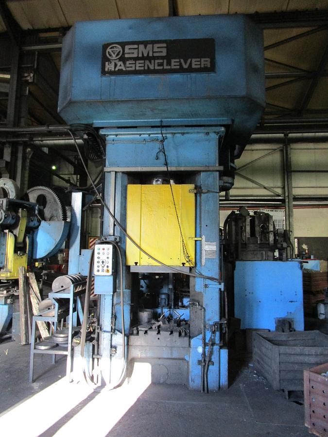 Used SMS HASENCLEVER SPK 800 Screw Press
