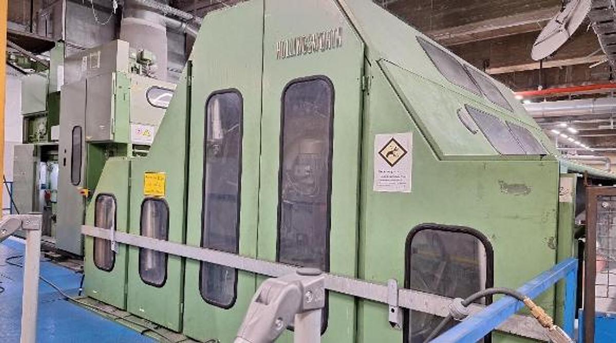 Used - Complete Used Nonwoven Production Plant for Sale - Needlepunch Line with Fiber Opening, Carding, Lapping, Needling and Winding