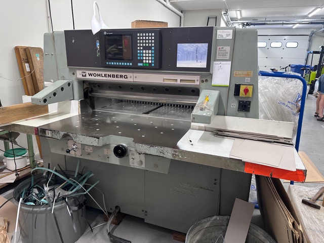 Used Wohlenberg 92 Paper Cutter 
