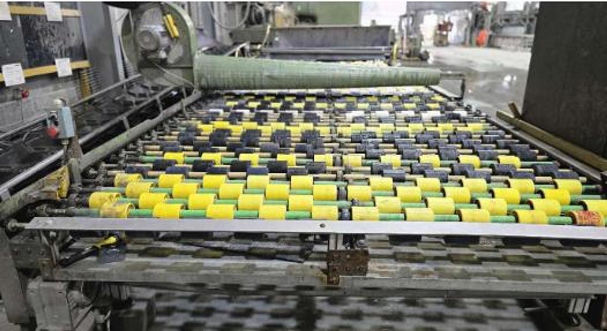 Used Barsanti Tile Cutting LIne