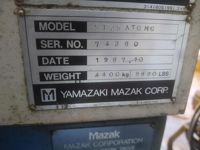 Used Mazak Slant Turn 25 ATC