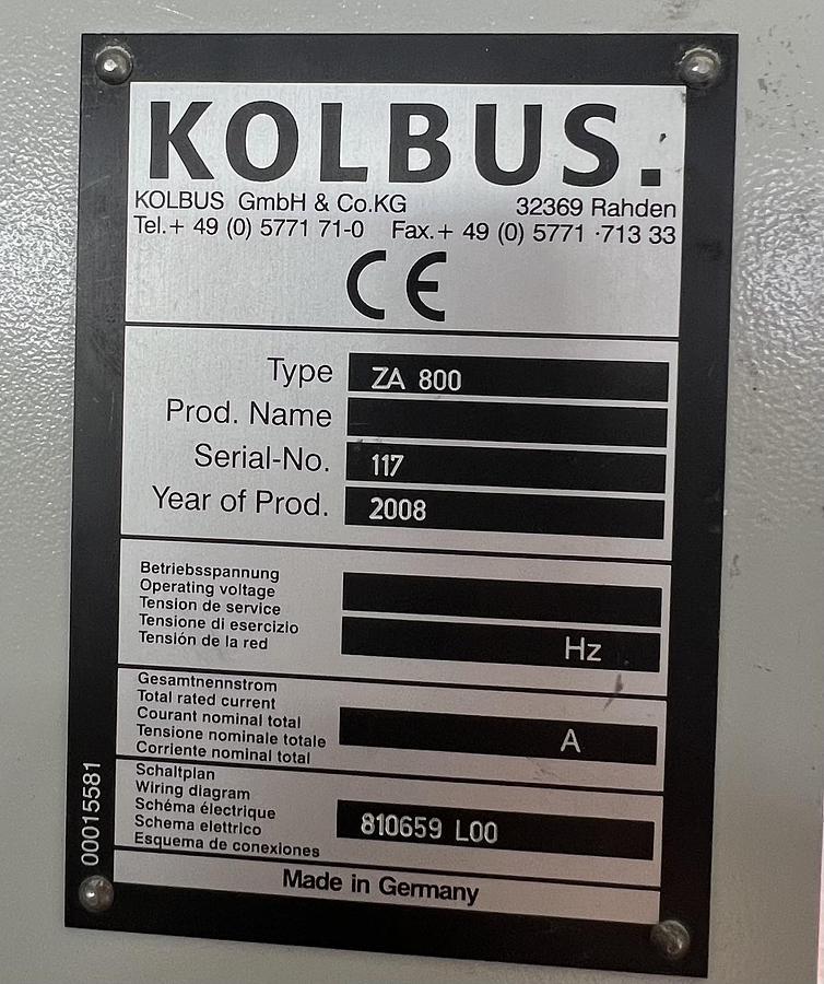 Used 2008 Kolbus Book production line