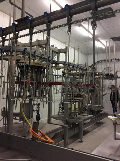 Used slaughterhouse 3500 birds/hour