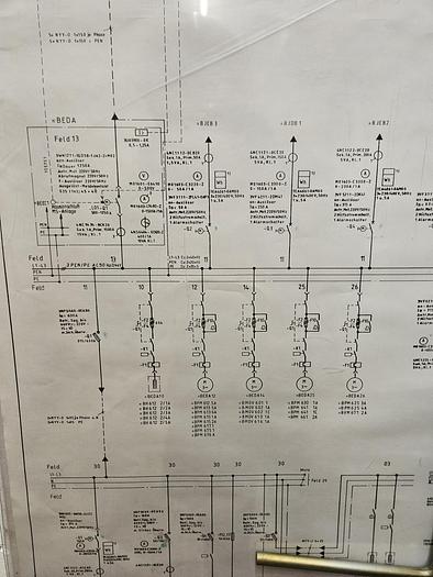 Used 1993 Siemens 88J20  10 kV Switchgear