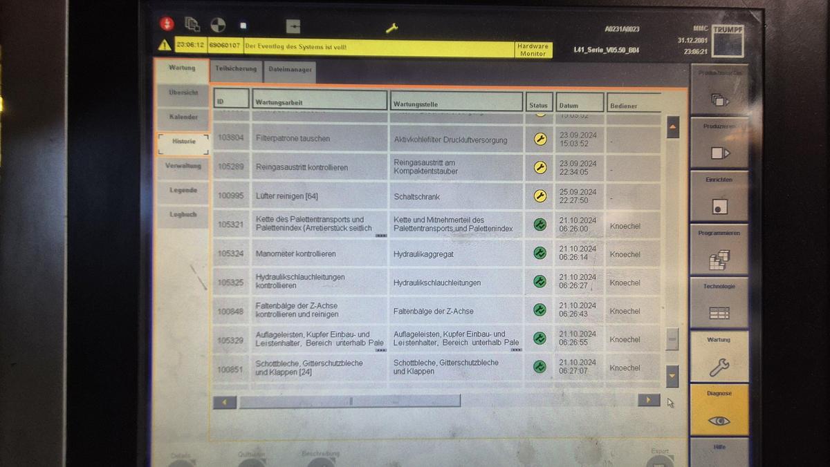 Used 2010 Trumpf TruLaser 5030