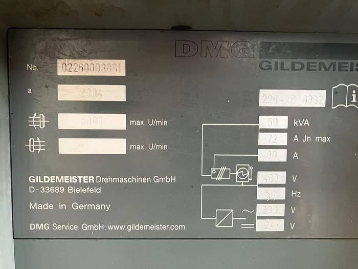 Used 2004 DMG Gildemeister CTX 420