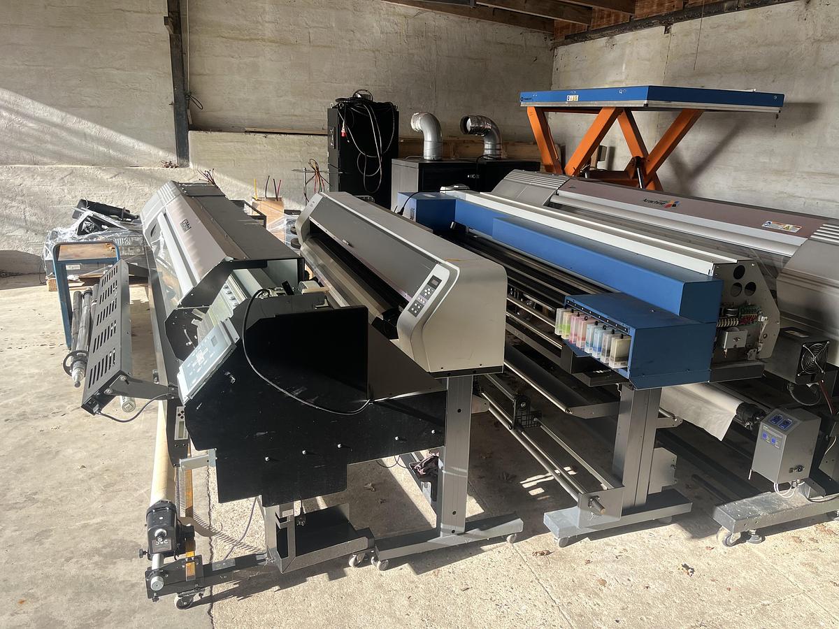 Used Used Large Format Printer Package for Sale - Mimaki, Roland, D.gen, MTex 