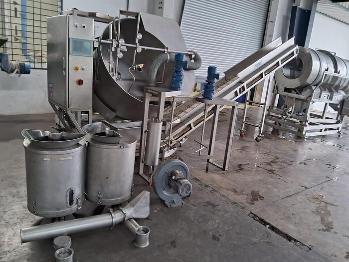 Used 2019 NP- Japan continuous coated peanuts line (300 - 400 kg/hr)