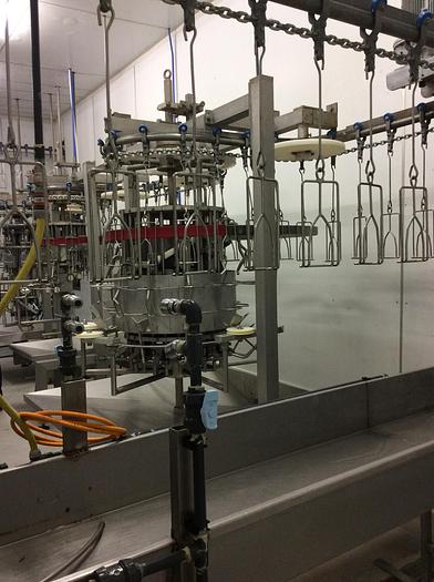 Used slaughterhouse 3500 birds/hour