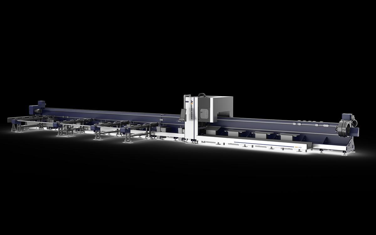 Morn Laser INTELLIGENT THREE-CHUCK TUBE FIBER LASER CUTTING MACHINE