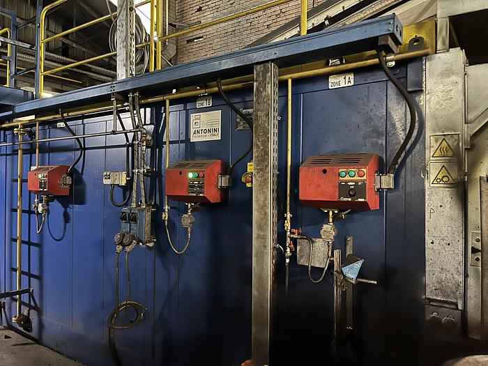 Used EMHART IS10 - EF 5 1/2 '' DG RH Hotend glass production line