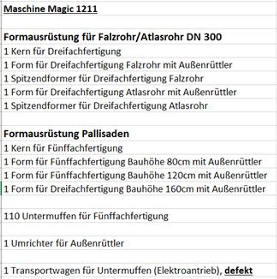 Used 1984 Schlüsselbauer Magic 1211