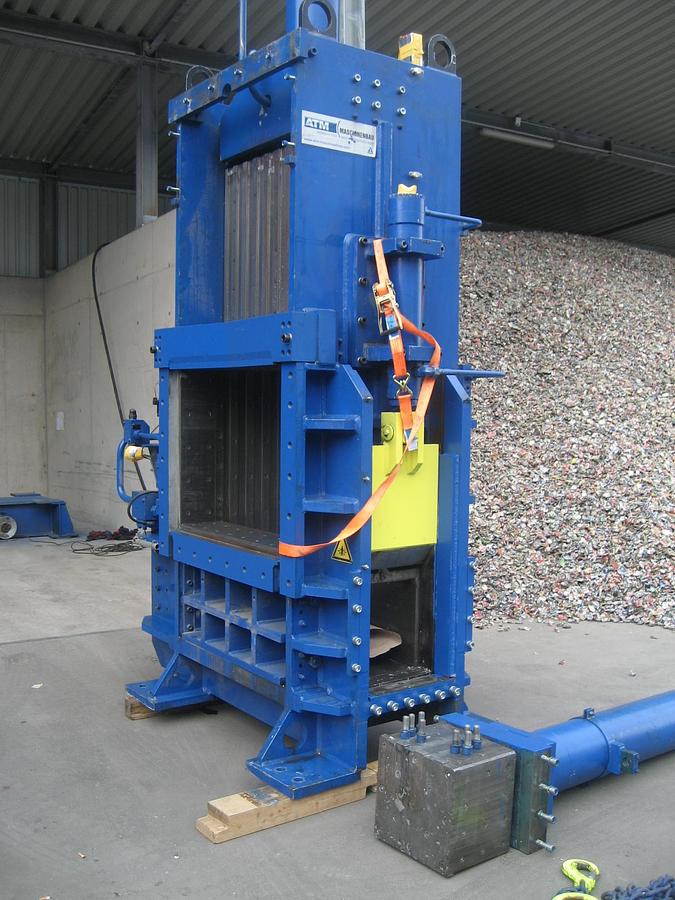 Used 2013 ATM Scrap Baler 40x40