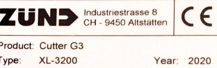 Used 2020 Zünd G3 XL-3200