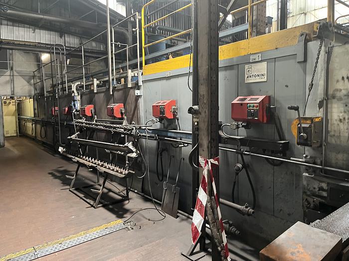 Used EMHART IS10 - EF 5 1/2 '' DG LH Hotend glass production line