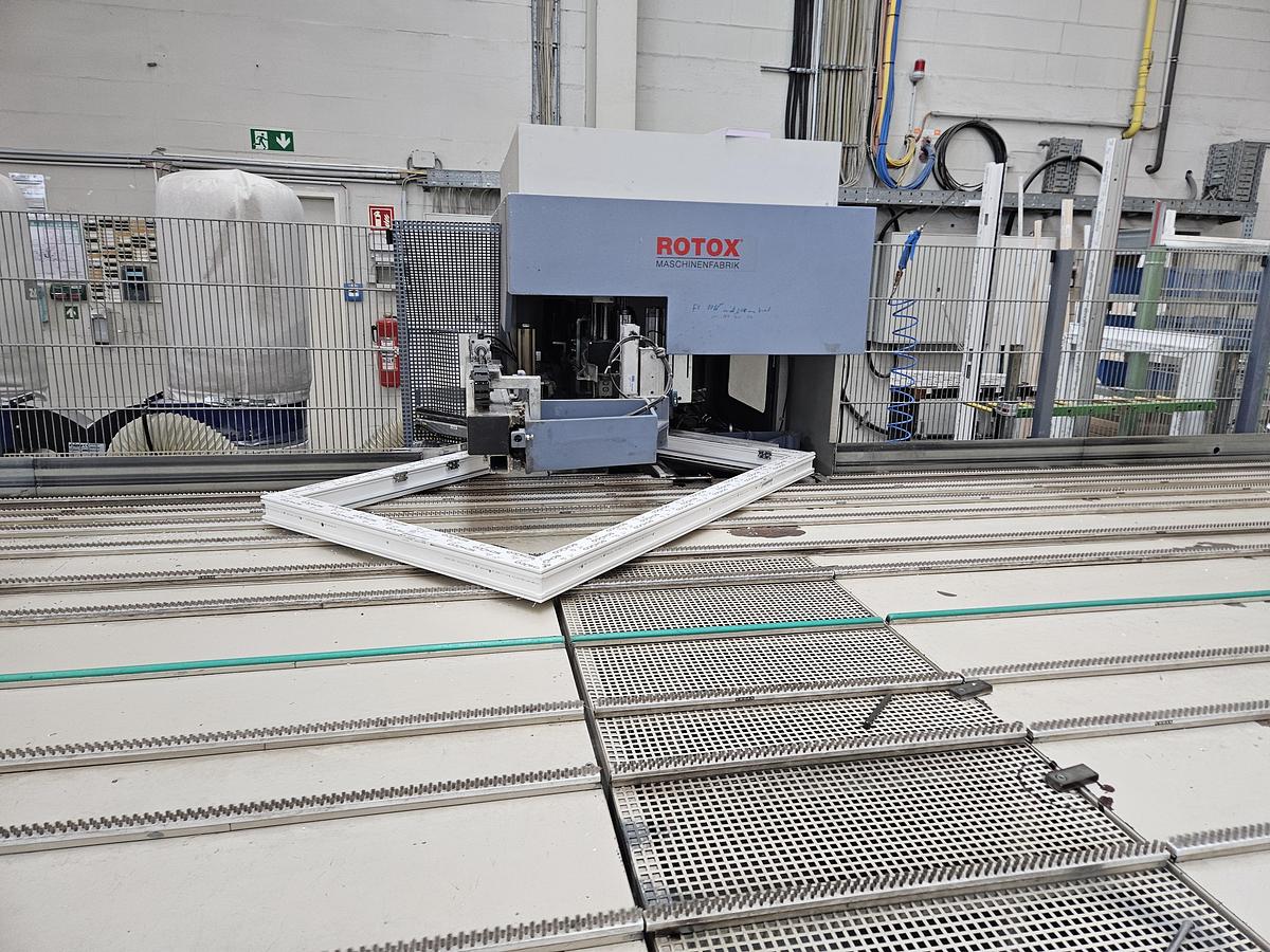 Used Schüco Production line for PVC/plastic windows