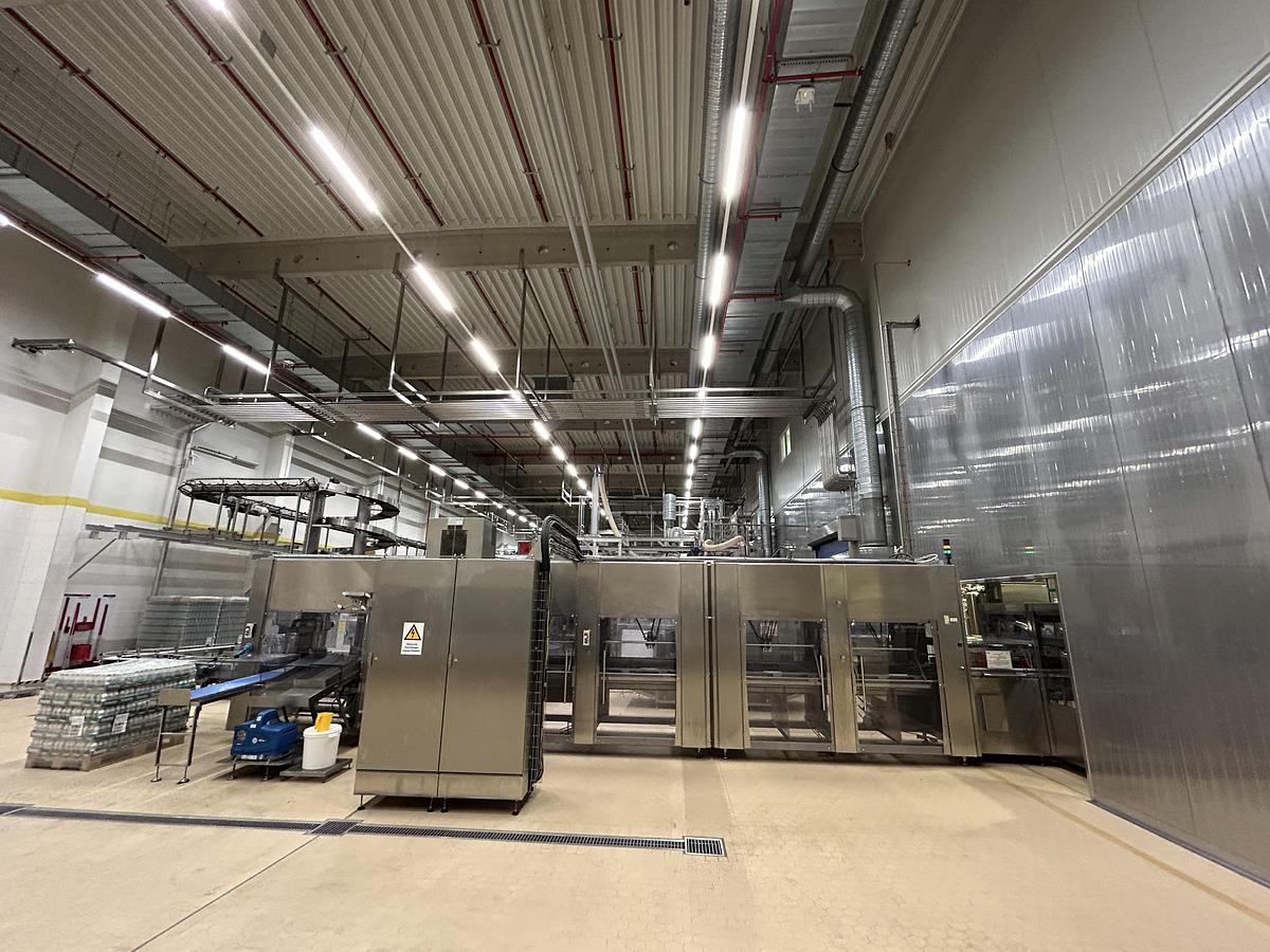 Used 2016 Buhmann Case Packer for Glass Jars with C300 Carton Erector – Wrap-Around Trays