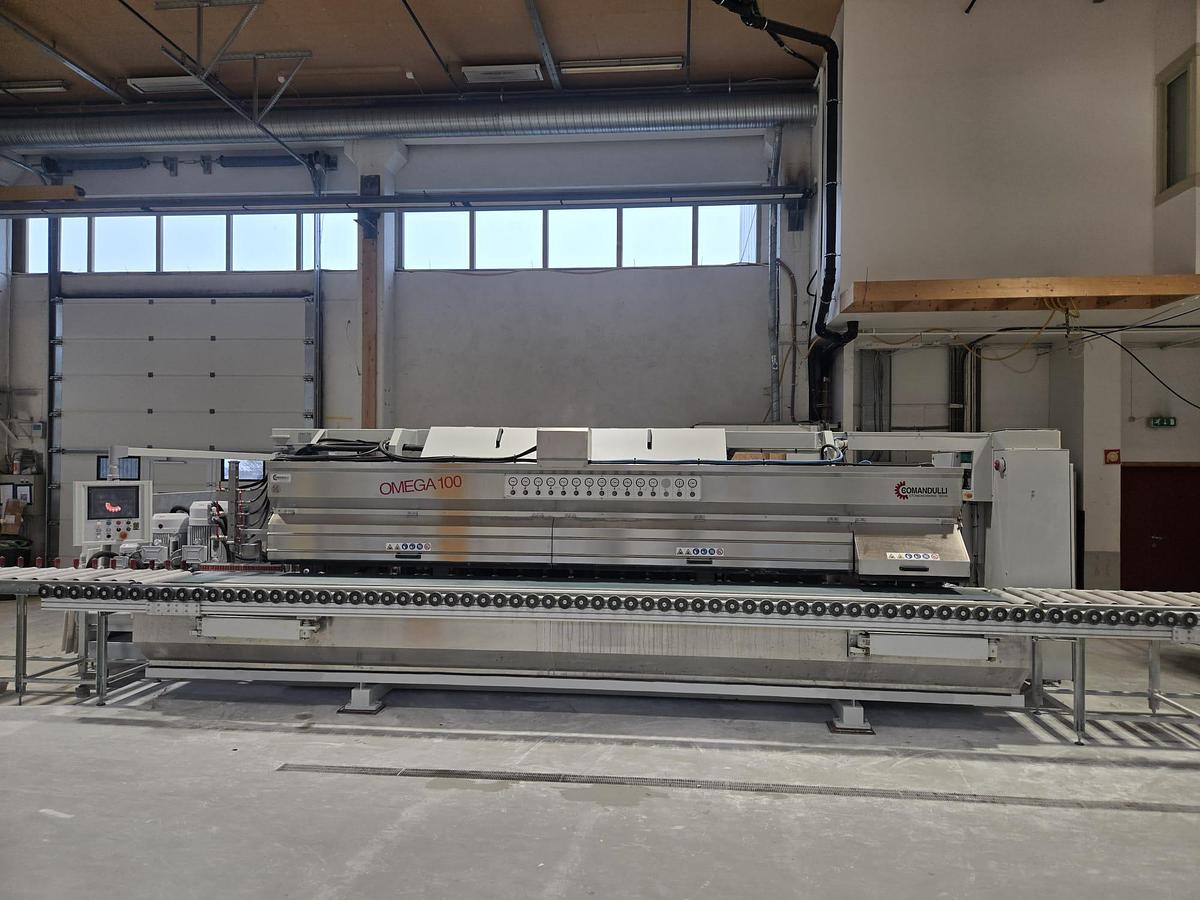 Used Comandulli Omega 100 Stone Edge Polishing Machine