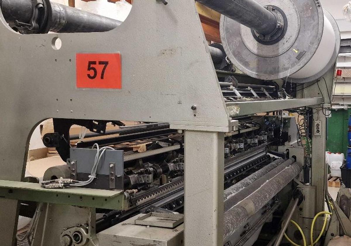 Used 1986 Karl Mayer KS3 Warp Knitting Machine E28 84 inch