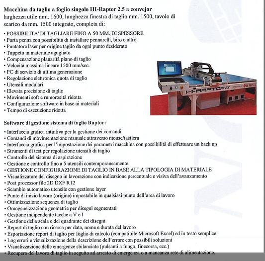 Used Cutting Trading International HI-Raptor 2.5