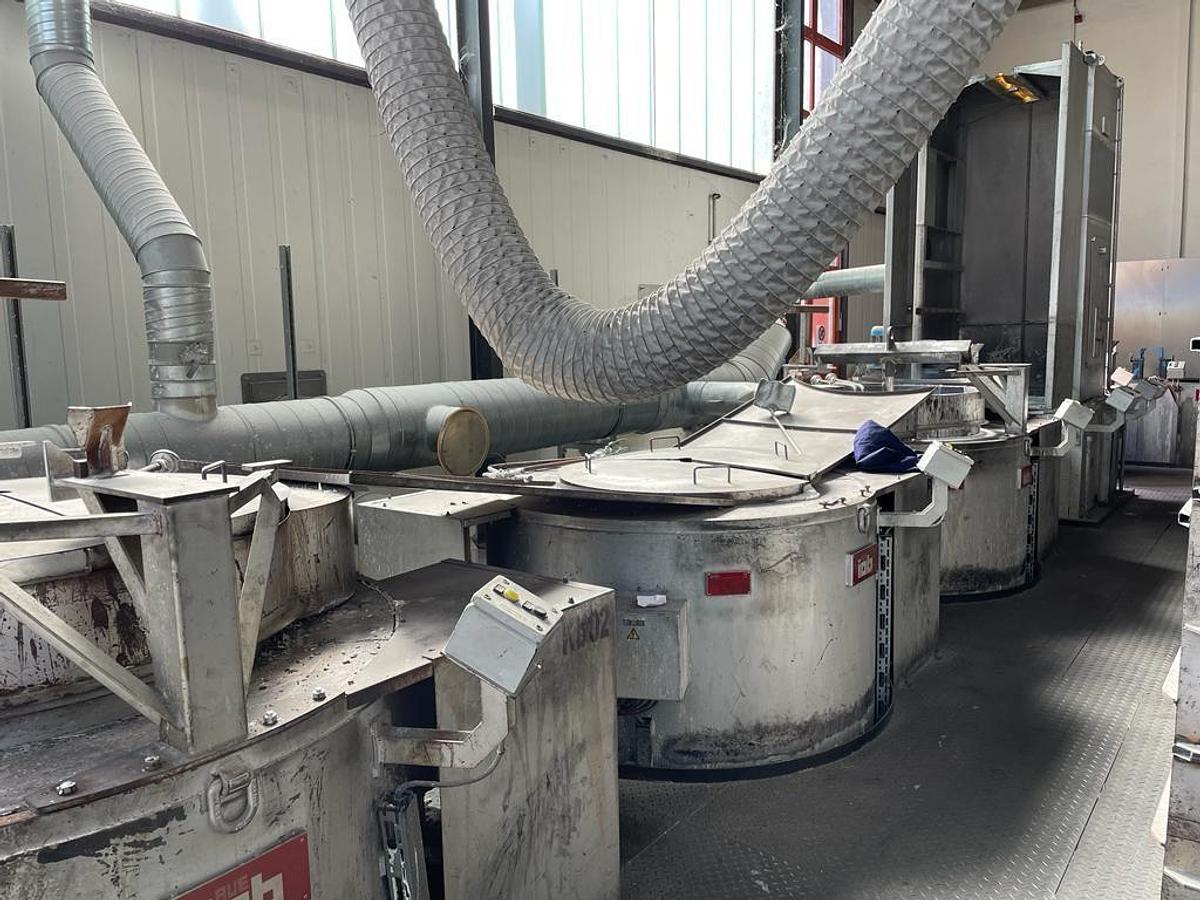 Used Complete Salt Bath Heat Treatment Plant