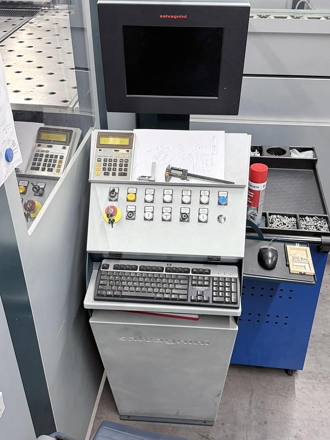 Used Dalcos Coil Punching and Bending line with Salvagnini P4-1916 Bending Center