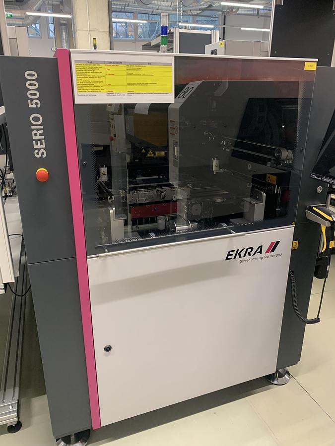 Used 2022 Ekra Serio 5000 SMT Stencil Printer
