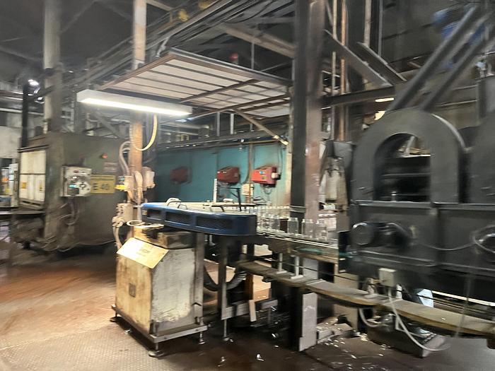 Used EMHART (2x)IS 6 - EF 5 1/2 '' DG LH Hotend glass production line