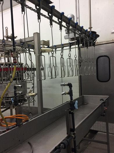 Used slaughterhouse 3500 birds/hour