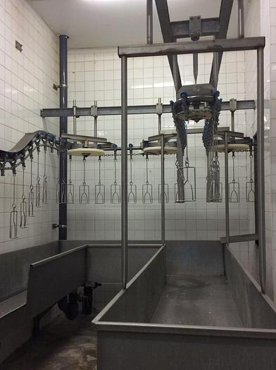 Used slaughterhouse 3500 birds/hour