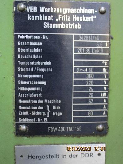 Used 1987 Fritz Heckert FQW400