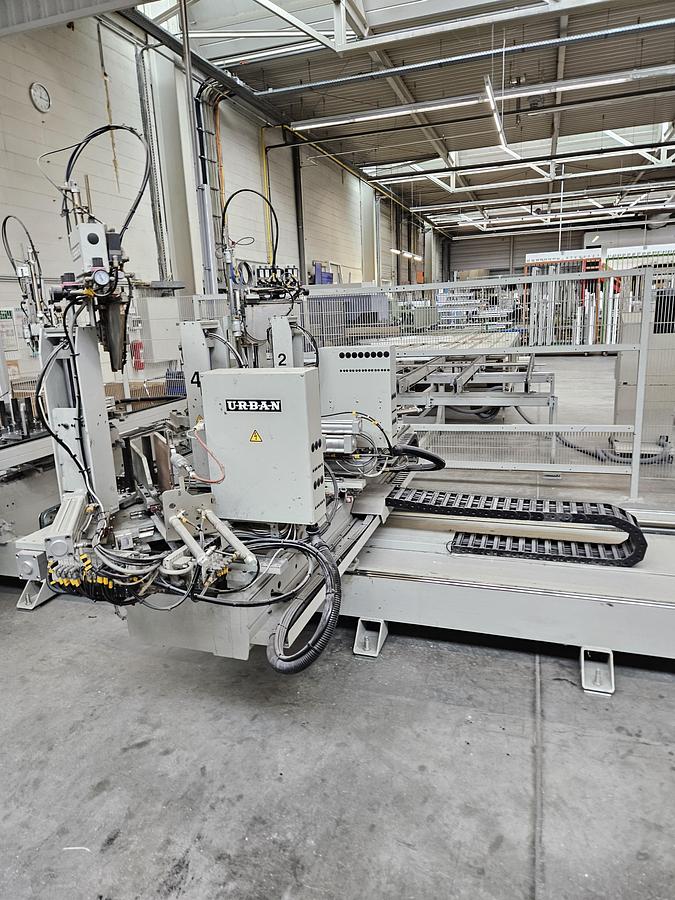 Used Schüco Production line for PVC/plastic windows