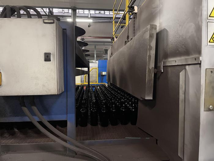 Used EMHART IS10 - EF 6 1/4 '' DG LH Hotend glass production line