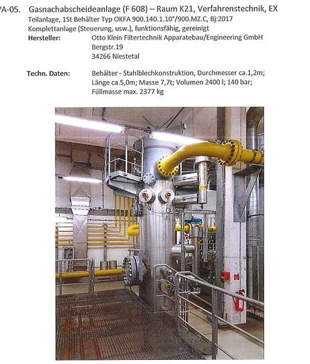 Used 2 absorber tanks