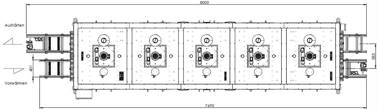 Used Scheugenpflug Casting Plant Line