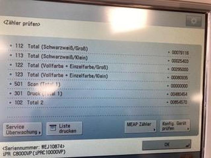 Used 2020 Canon ImagePress C8000VP