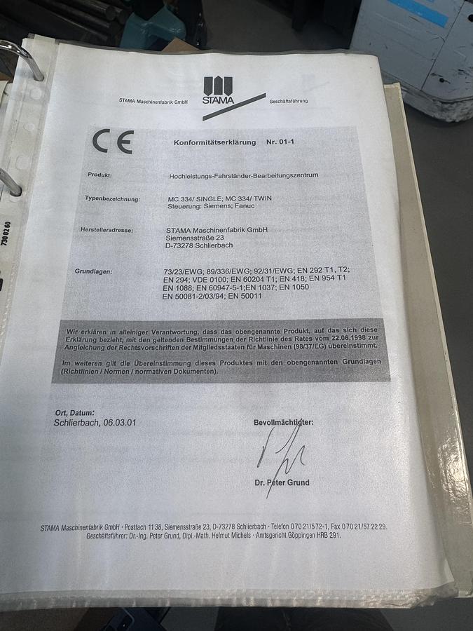 Used 2007 Stama MC 334