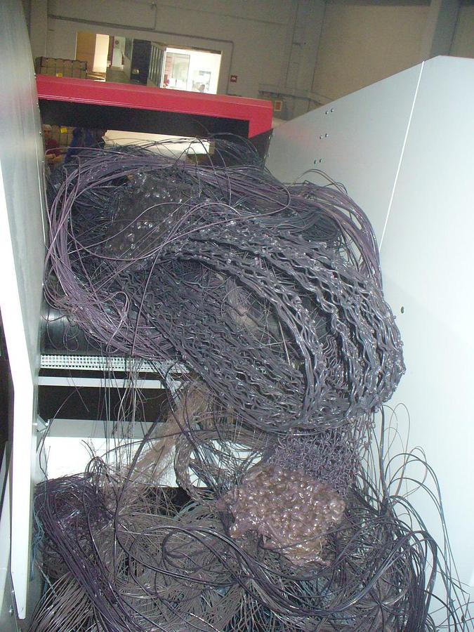 Used - Two-Stage Plastic Shredding and Granulation System