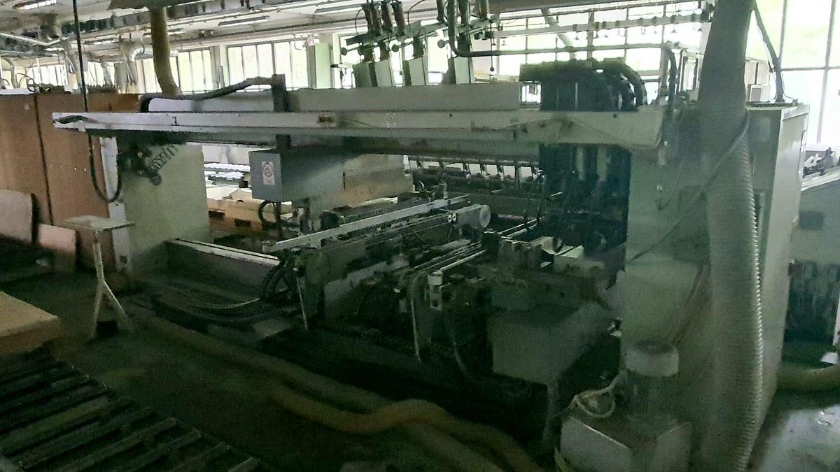 Used 1997 BIESSE Electronic  drilling  machine with loader  TORNADO